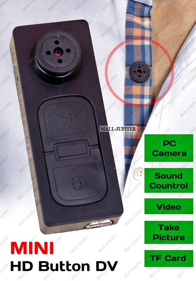 Spy Button camera Full HD VIDEO & Audio Recording